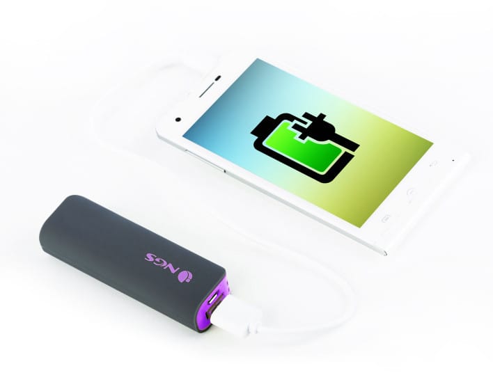 Batterie NGS Powerbank 2200 mAh (POWERPUMP2200GRAPE)