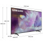 Téléviseur Samsung Q60A Smart TV 4K QLED 50" (QA50Q60AAUXMV)