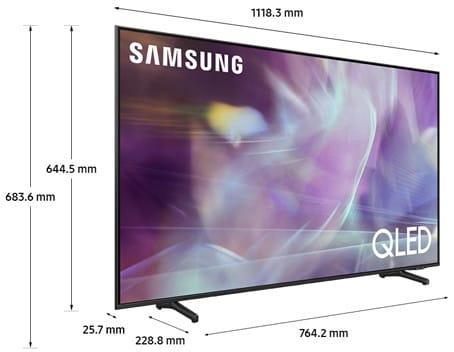 Téléviseur Samsung Q60A Smart TV 4K QLED 50" (QA50Q60AAUXMV)