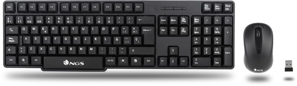 Pack Clavier/Souris sans fil NGS Euphoria (EUPHORIAKITFRENCH)