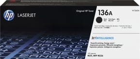 HP 136A Noir - Toner HP LaserJet d'origine (W1360A)