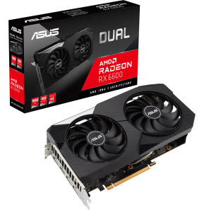 Carte graphique Asus DUAL-RX6600-8G 8GB (90YV0GP0-M0NA00)
