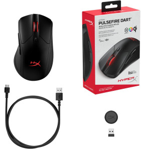 Souris de jeu sans fil HyperX Pulsefire Dart HX-MC006B (4P5Q4AA)