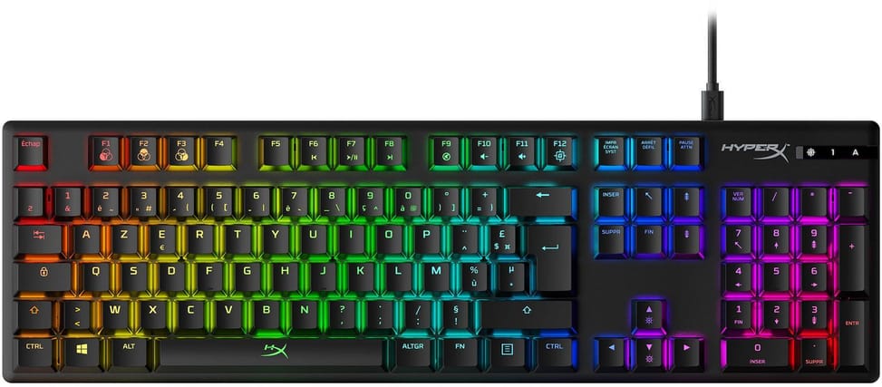 Clavier de jeu mécanique HyperX Alloy Origins HX-KB6RDX-FR (4P4F6AQ)