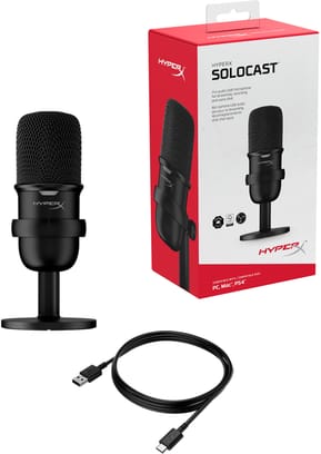 Microphone USB HyperX SoloCast HMIS1X-XX-BK/G (4P5P8AA) — image 8