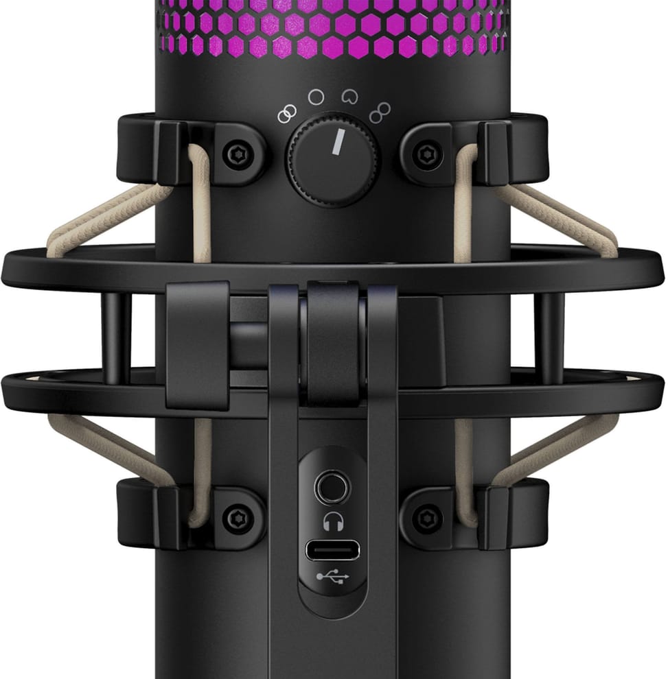 HyperX QuadCast S HMIQ1S-XX-RG/G All-in-One Standalone Microphone for Streamers, Content Creators and Gamers (4P5P7AA) — image 6