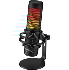Micro autonome complet HyperX QuadCast HMIQ1S-XX-RG/G pour les streamers, créateurs de contenu et joueurs (4P5P7AA)