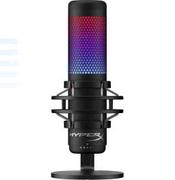 Micro autonome complet HyperX QuadCast HMIQ1S-XX-RG/G pour les streamers, créateurs de contenu et joueurs (4P5P7AA)