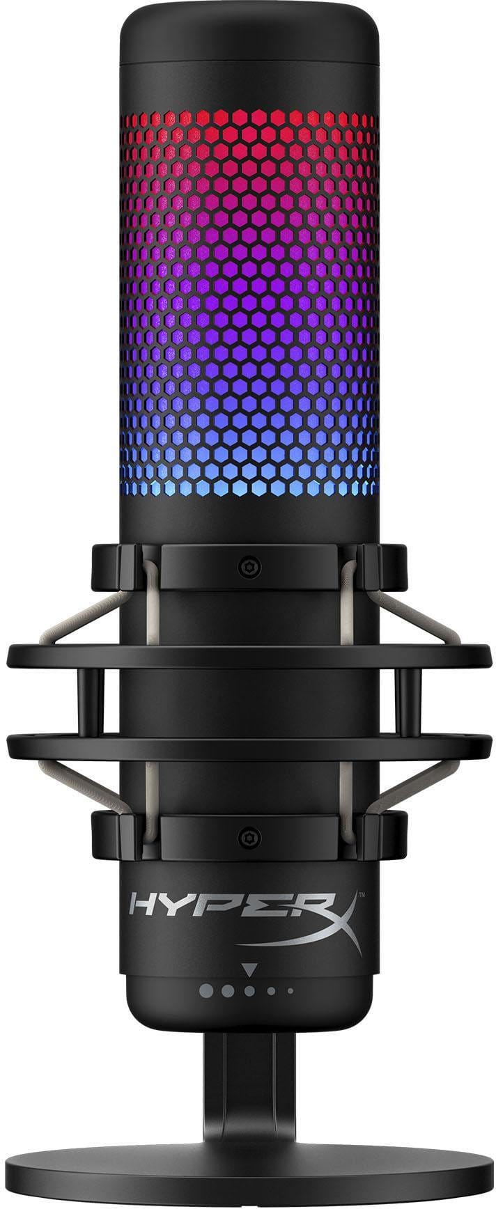 HyperX QuadCast S HMIQ1S-XX-RG/G All-in-One Standalone Microphone for Streamers, Content Creators and Gamers (4P5P7AA) — image 1
