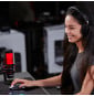 Micro autonome complet HyperX QuadCast HX-MICQC-BK pour les streamers, créateurs de contenu et joueurs (4P5P6AA)