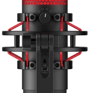 Micro autonome complet HyperX QuadCast HX-MICQC-BK pour les streamers, créateurs de contenu et joueurs (4P5P6AA)