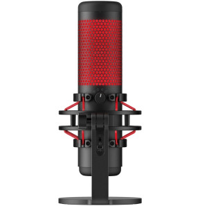 Micro autonome complet HyperX QuadCast HX-MICQC-BK pour les streamers, créateurs de contenu et joueurs (4P5P6AA)
