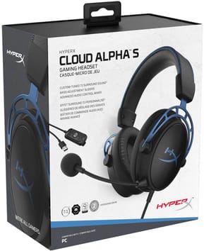 Casque-micro HyperX Cloud Alpha S HX-HSCAS-BL/WW - Jack 3,5 mm / USB (4P5L3AA) — image 8