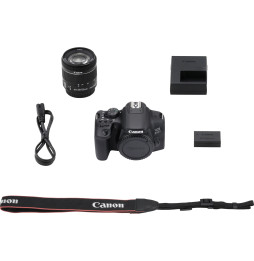Reflex Canon EOS 850D + objectif EF-S 18-55mm IS STM (3925C002AA)