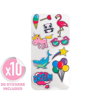Casque CELLY pour enfants avec stickers - Rose - Jack 3,5 mm (KIDSBEATPK) — image 5