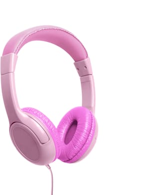 Casque CELLY pour enfants avec stickers - Rose - Jack 3,5 mm (KIDSBEATPK)