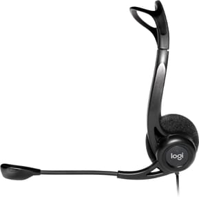 Casque Logitech 960 pour ordinateur avec microphone anti-parasite - USB (981-000100) — image 2