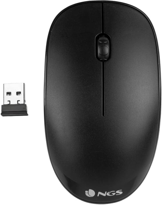 Souris sans fil NGS Fog Noire (FOG)