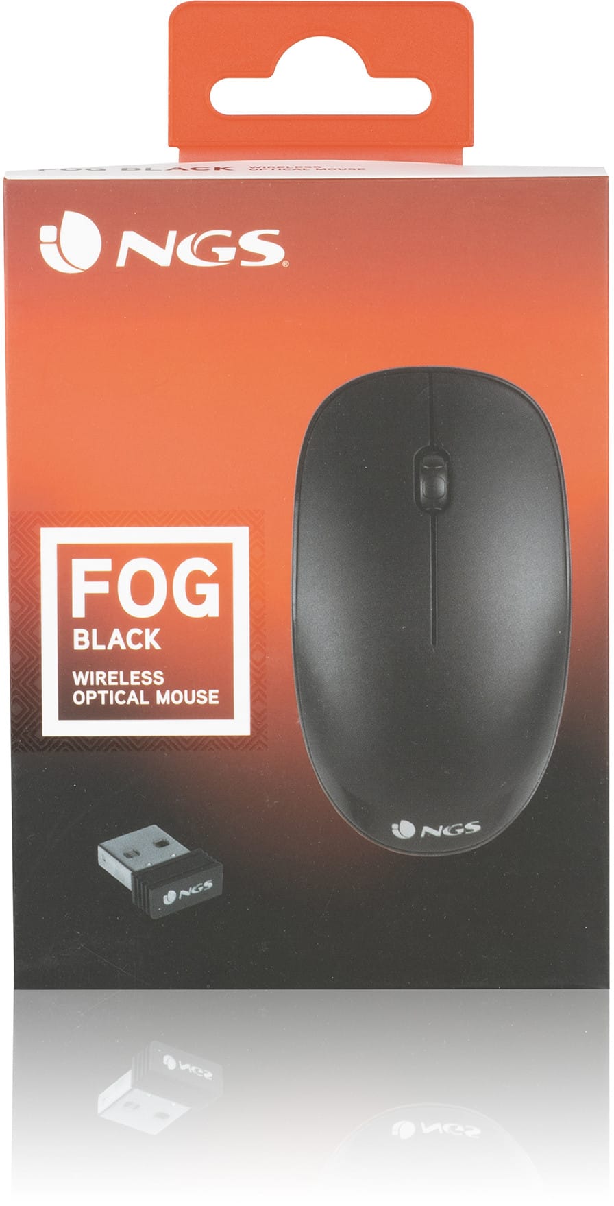 Souris sans fil NGS Fog Noire (FOG)