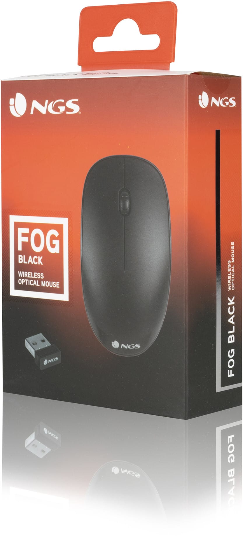 Souris sans fil NGS Fog Noire (FOG)