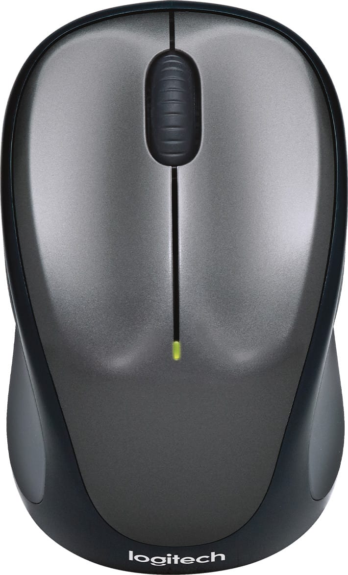 فأرة لاسلكية Logitech M235 رمادية (910-002201) — صورة 1