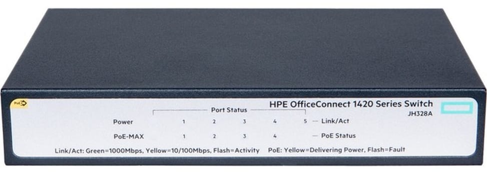 Switch Non Administrable HPE OfficeConnect 1420 5G POE+ (32 W) (JH328A)