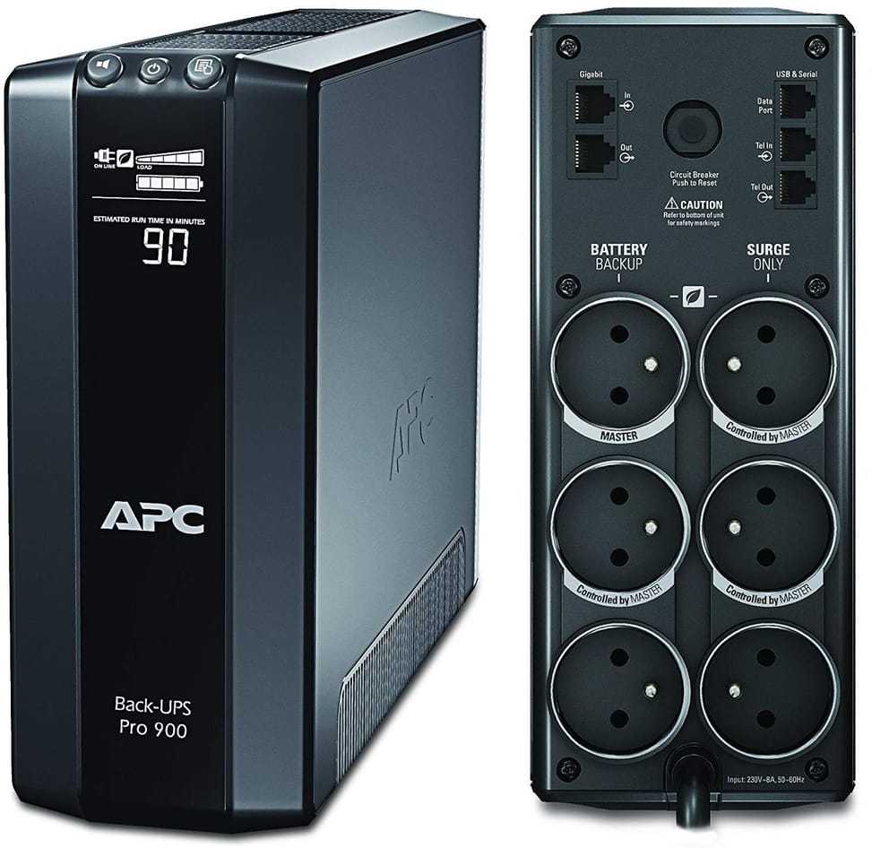 جهاز UPS تفاعلي خطي (Line-interactive) APC Pro BACK-UPS BR900G-FR - 540 W / 900 VA - 6 مقابس FR — صورة 1