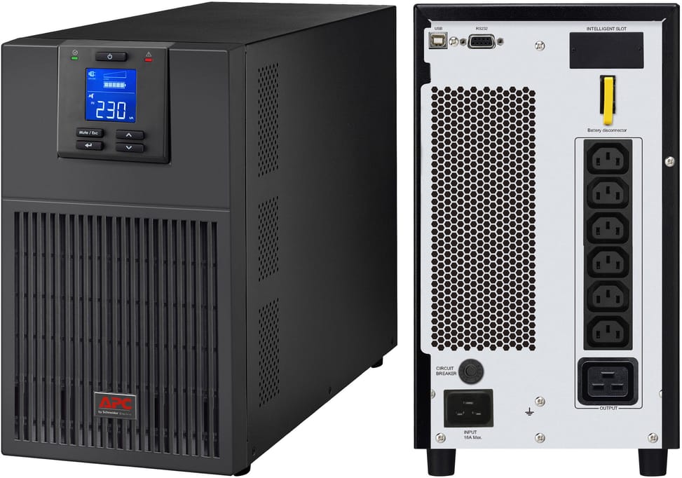 APC Easy UPS SRV SRV3KI Online UPS - 2400 W / 3000 VA - 6 C13 outlets + 1 C19 outlet — image 1