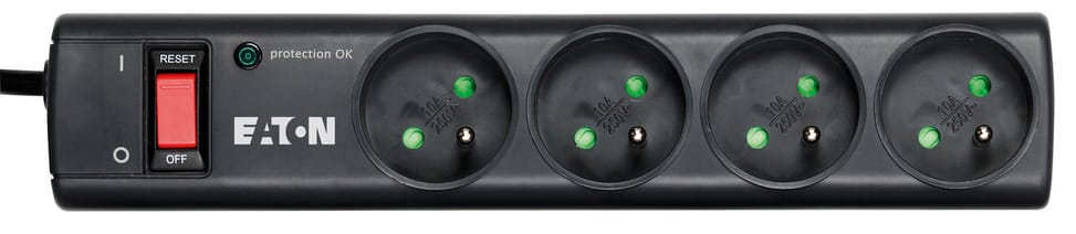 Eaton Protection Strip PS4F Surge Protector 4 FR outlets — image 1