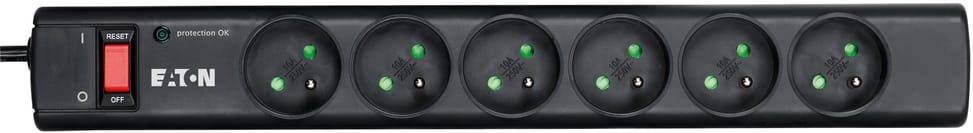 Eaton Protection Strip PS6F Surge Protector 6 FR outlets — image 1