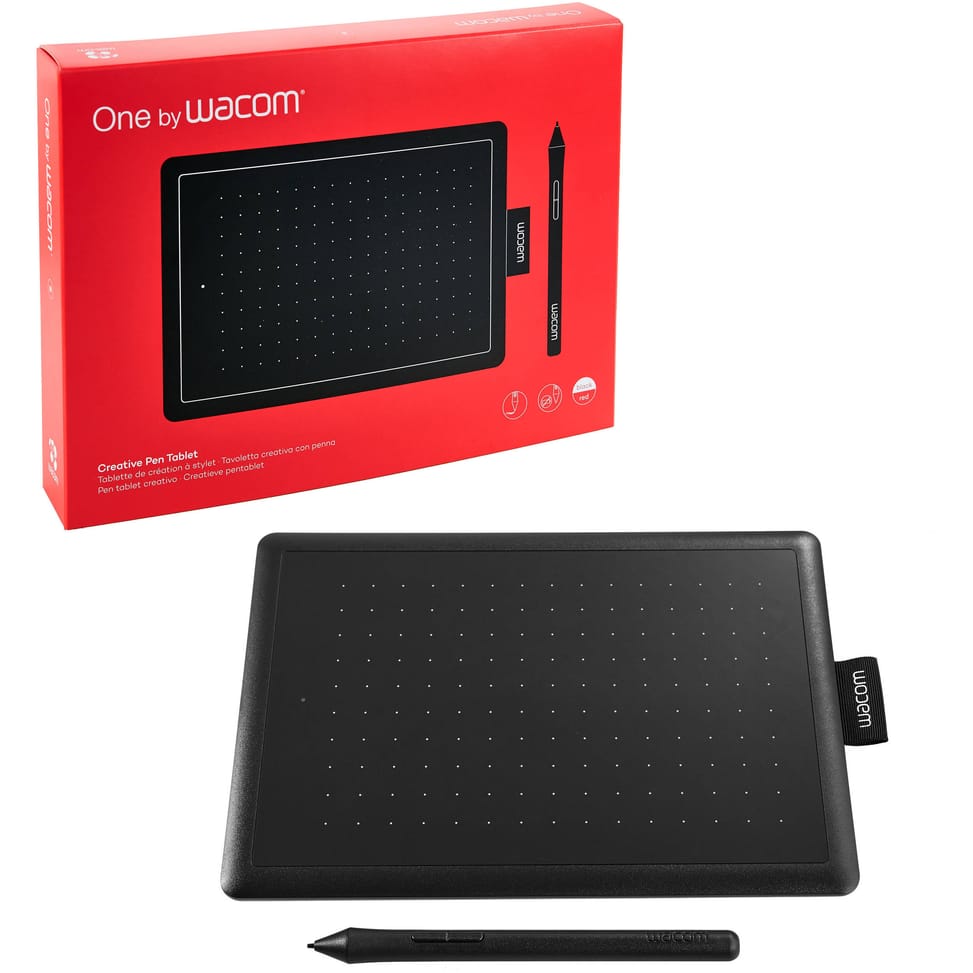 لوح رسم One by Wacom صغير - USB (CTL-472-S) — صورة 1