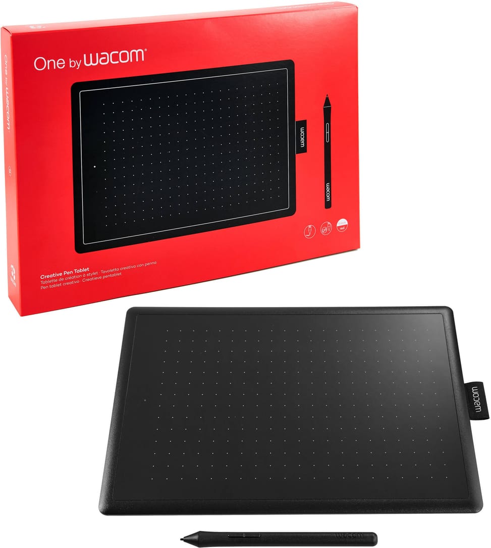 لوح رسم One by Wacom متوسط - USB (CTL-672-S) — صورة 1