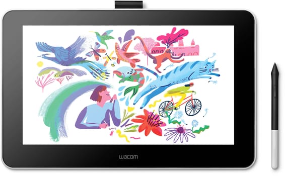 Écran interactif à stylet Wacom One 13 DTC133 - Tablette Graphique avec écran 13,3" (DTC133W0B)