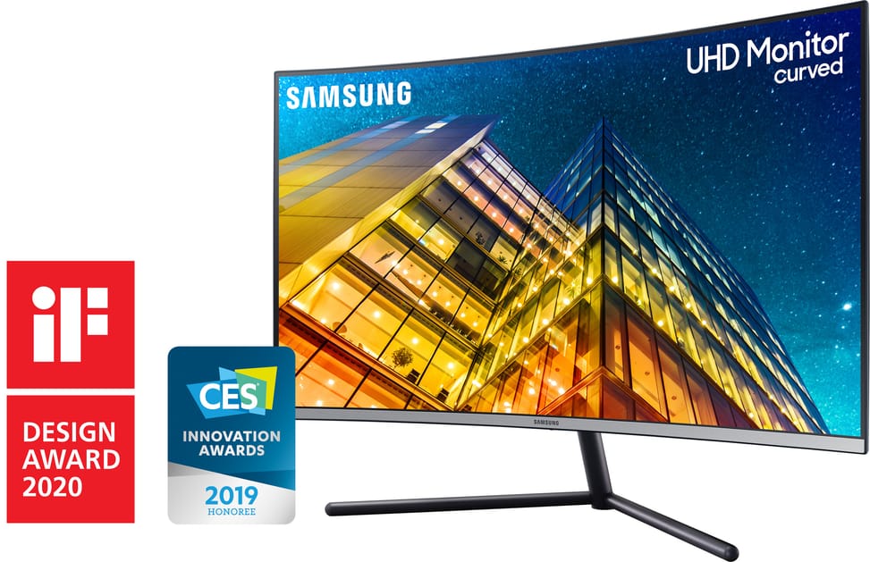 Écran incurvé Samsung 32" UHD UR590C 4K (LU32R590CWRXEN)