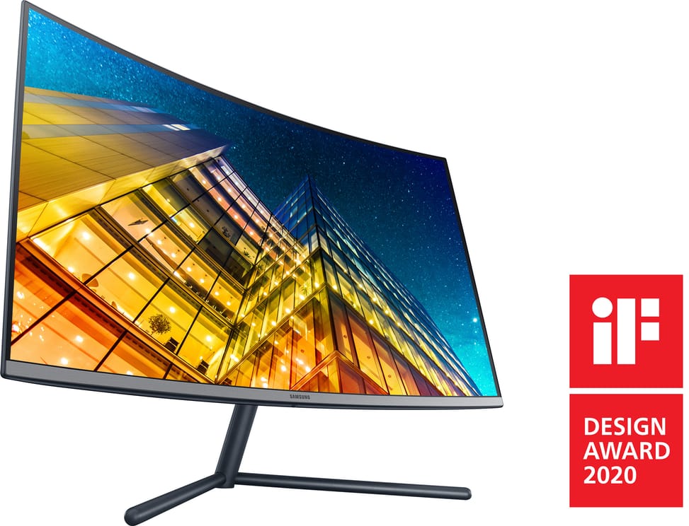 Écran incurvé Samsung 32" UHD UR590C 4K (LU32R590CWRXEN)