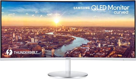 Écran incurvé 34" Samsung WQHD 100 Hz - Format 21:9 - Courbure 1500R (LC34J791WTRXEN)