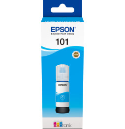 Epson 101 Cyan - Bouteille d'encre Epson EcoTank d'origine (C13T03V24A)