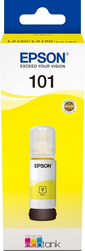 Epson 101 Jaune - Bouteille d'encre Epson EcoTank d'origine (C13T03V44A) — image 3