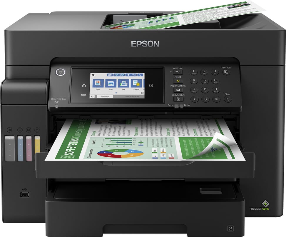 طابعة A3+ متعددة الوظائف بخزانات حبر قابلة لإعادة التعبئة Epson EcoTank L15150 (C11CH72403) — صورة 2
