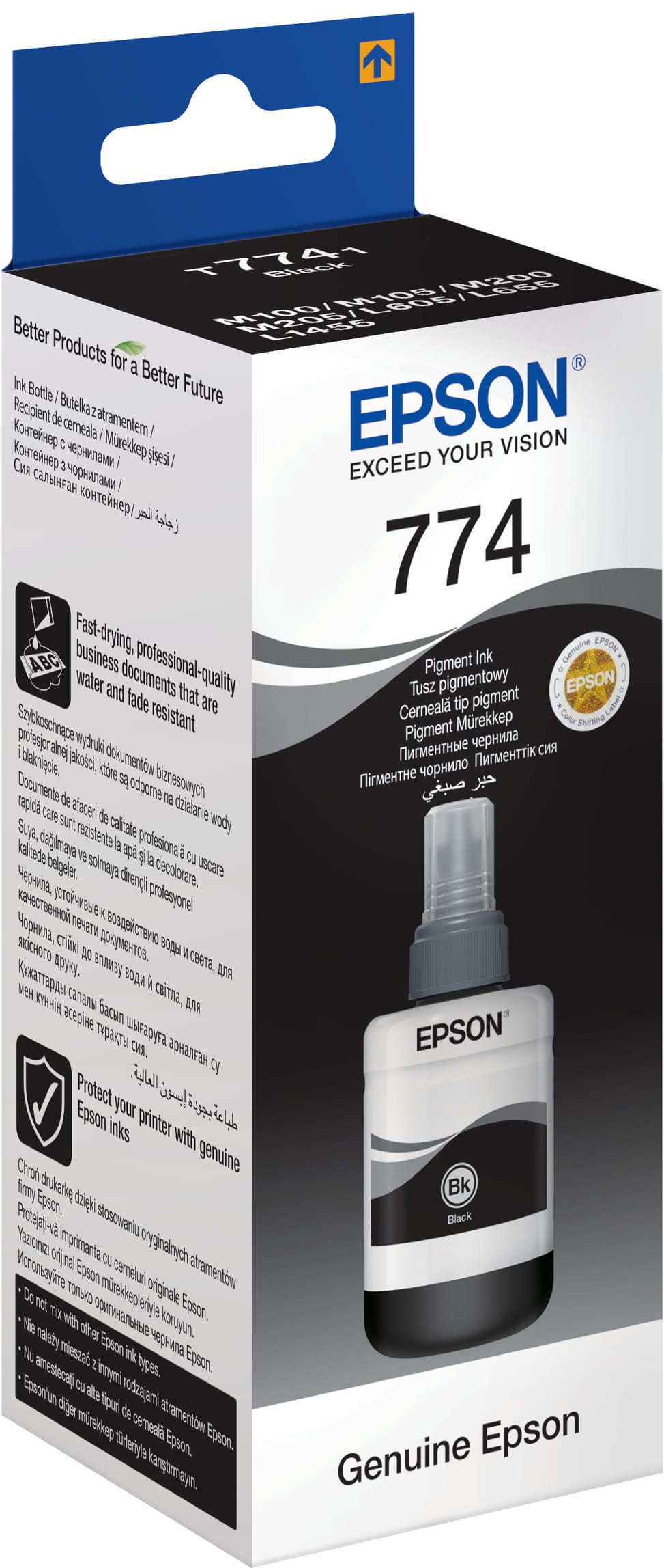 Epson 774 BK (T7741) Black - Original Epson Ink Bottle (C13T77414A) — image 1