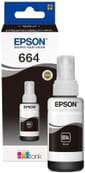 Epson 664 BK (T6641) Noir - Bouteille d'encre Epson d'origine (C13T66414A)