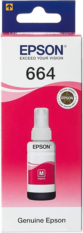 Epson 664 M (T6643) Magenta - Original Epson Ink Bottle (C13T66434A)