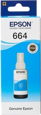 Epson 664 C (T6642) Cyan - Bouteille d'encre Epson d'origine (C13T66424A)