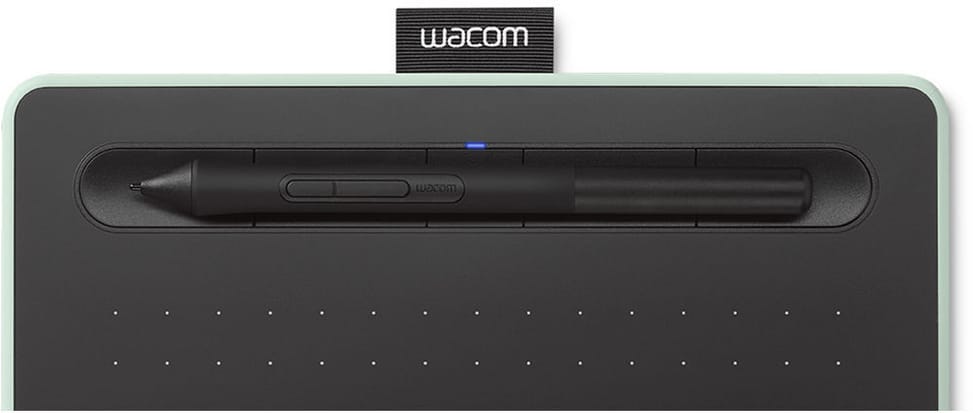 Tablette graphique Wacom Intuos Petite - USB & Bluetooth - Couleur pistache (CTL-4100WLE-S)