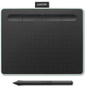 Tablette graphique Wacom Intuos Petite - USB & Bluetooth - Couleur pistache (CTL-4100WLE-S)