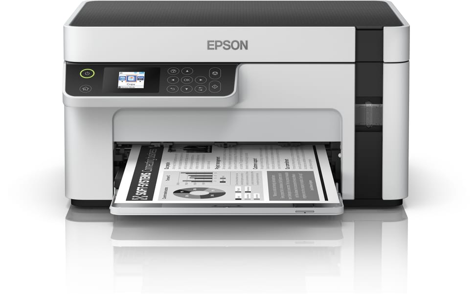 طابعة متعددة الوظائف أحادية اللون بخزانات حبر قابلة للتعبئة Epson EcoTank M2120 (C11CJ18403) — صورة 13