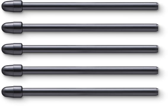 Paquet de pointes standard Wacom avec 5 recharges pour stylos Wacom Pro Pen 2 (ACK22201)