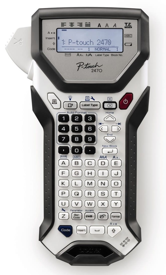 Etiqueteuse portable professionnelle Brother PT-2470 — image 1