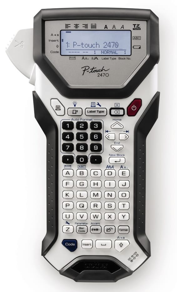 Etiqueteuse portable professionnelle Brother PT-2470