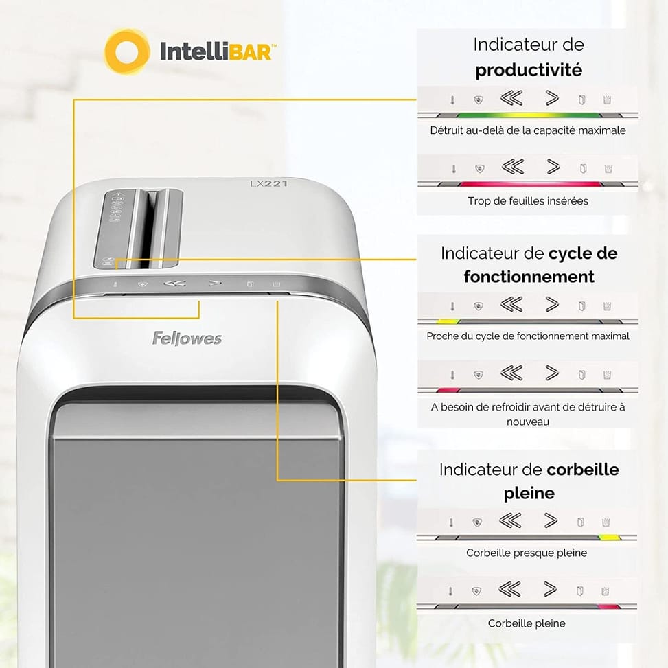 Destructeur Fellowes Powershred® LX221 microparticules (5050501)